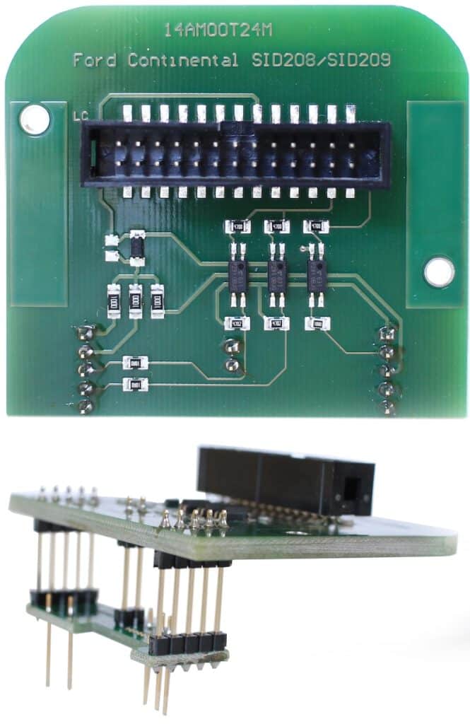 Adapter for Continental SID208-SID209 ECU (Infineon Tricore) - 14AM00T24M